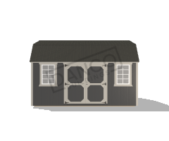 Side Lofted Barn 10x16 - Image 3