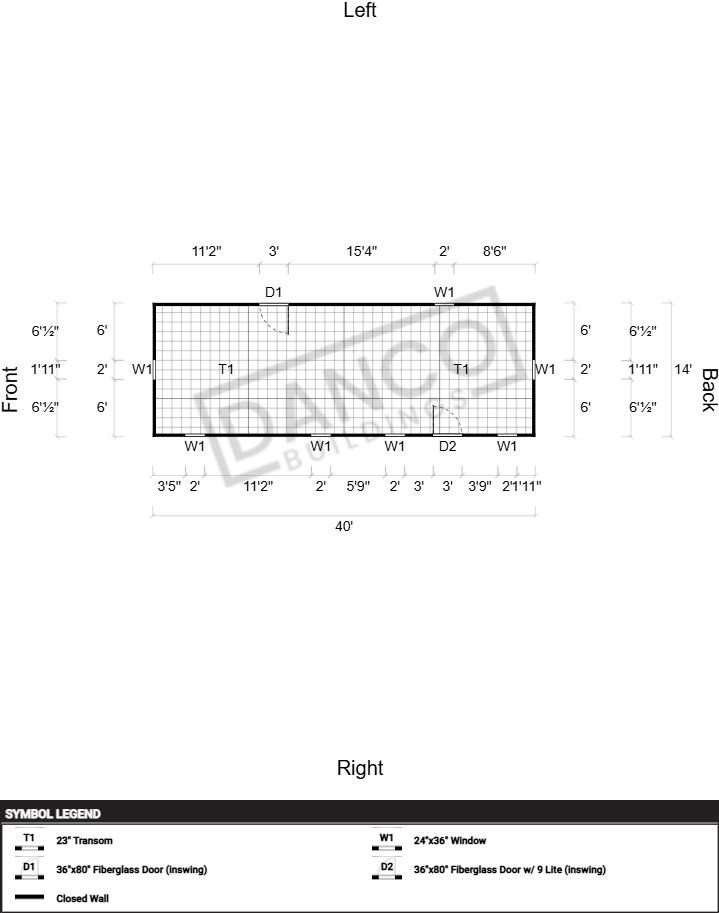Dormer Shed 14x40 - Image 2