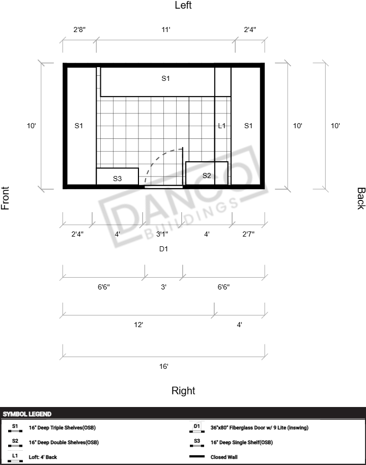 Garden Shed 10x16 - Image 2