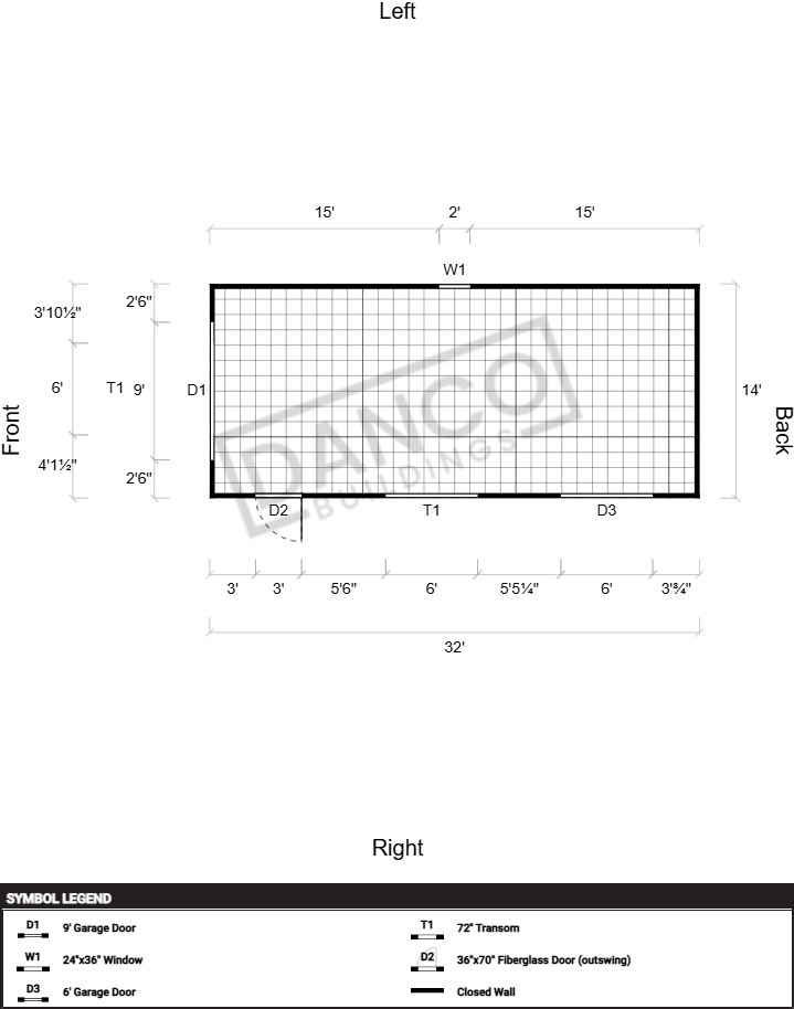 Garage Premium 14x32 - Image 2