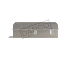 Corner Porch Lofted Barn Cabin 16x36 - Image 4
