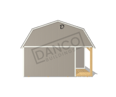 Corner Porch Lofted Barn Cabin 16x36 - Image 6
