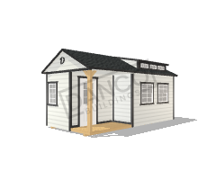 Corner Porch Cabin 10x20