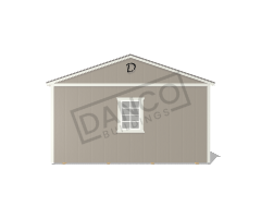 Center Side Porch Cabin 16x40 - Image 6