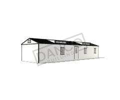 Dormer Shed 14x50