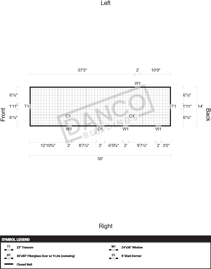 Dormer Shed 14x50 - Image 2
