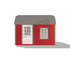 Economy Wood Lofted Barn 8x12 - Image 3