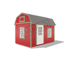 Economy Wood Lofted Barn 8x12