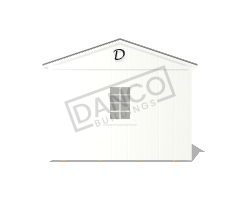 Center Side Porch Cabin 12x32 - Image 6