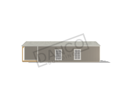 Corner Porch Cabin 16x40 - Image 3