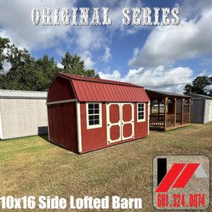 Side Lofted Barn 10x16/260118 R