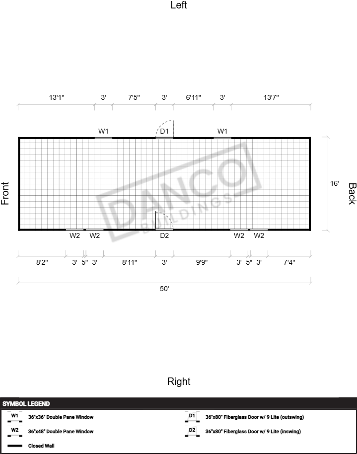 Utility Shed Premium 16x50 - Image 2