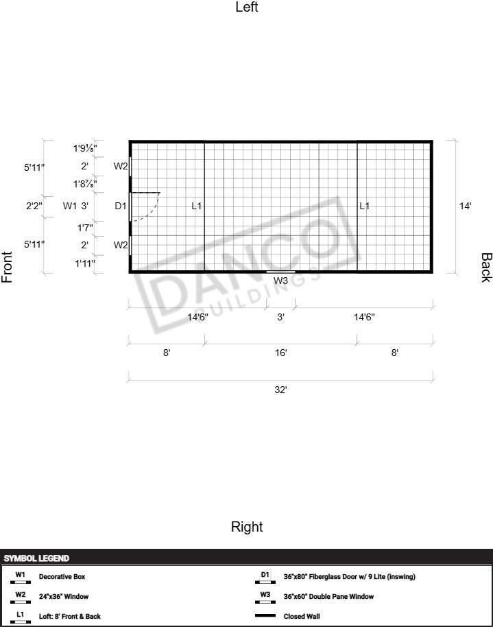 Lofted Barn 14x32 - Image 2