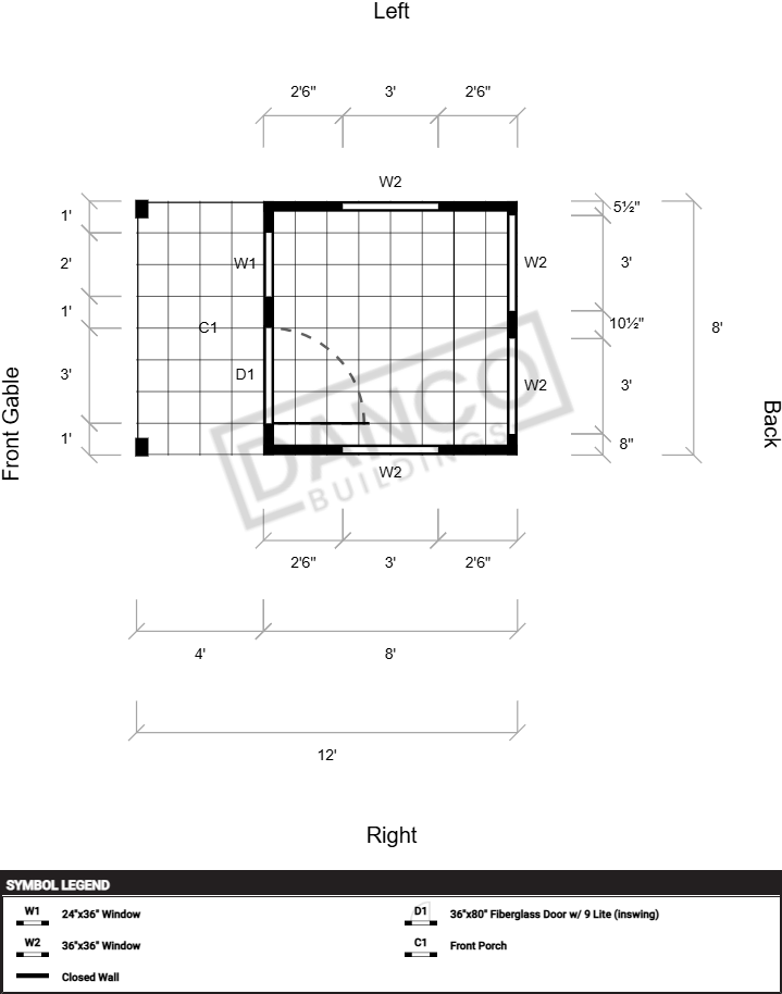 Standard Cabin 8x12 - Image 2