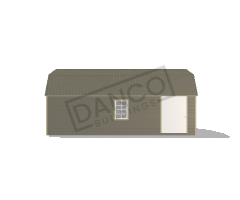Extra Economy Lofted Barn 12x24 - Image 3