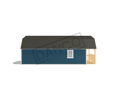 Wraparound Porch Lofted Barn Cabin 16x32 - Image 4