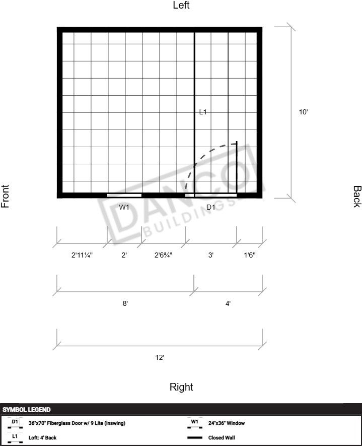 Lofted Barn 10x12 - Image 2