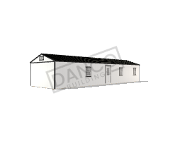 Dormer Shed 14x50