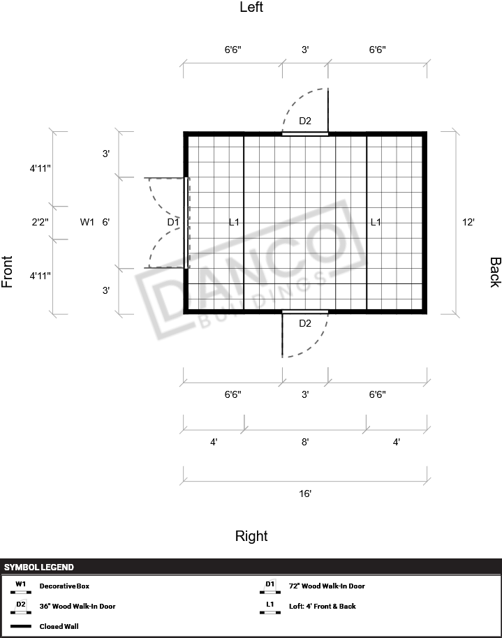Lofted Barn 12x16 - Image 2