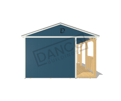 Side Porch Cabin 14x24 - Image 6