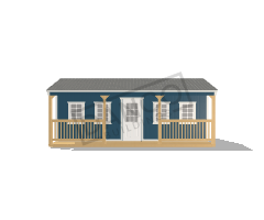 Side Porch Cabin 14x24 - Image 3