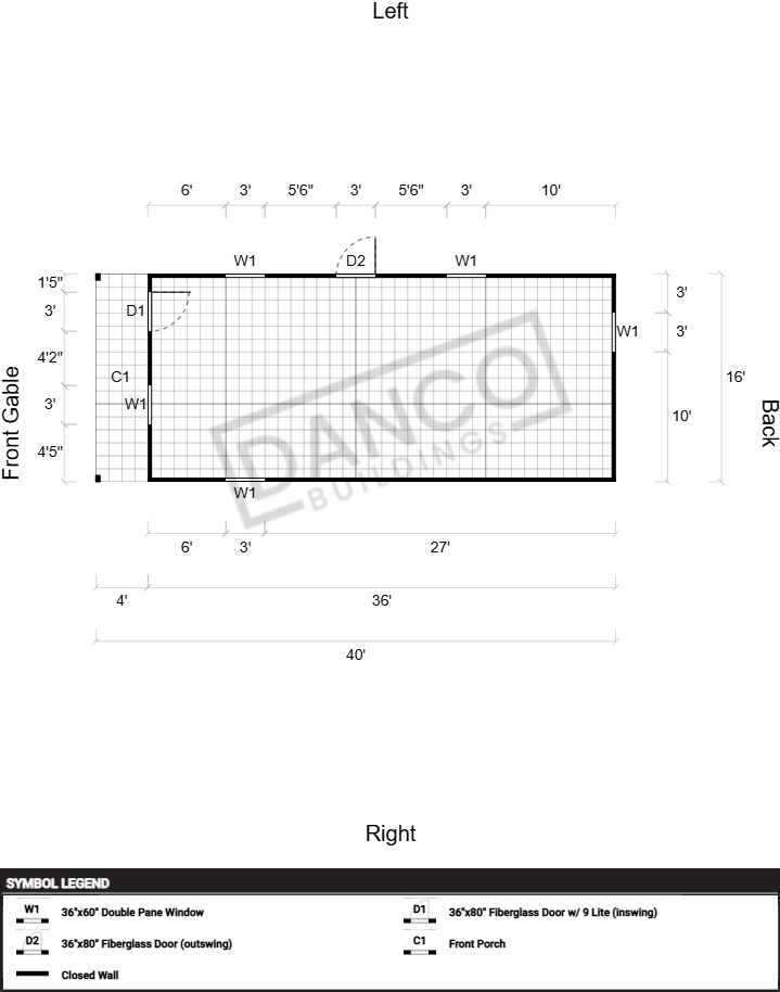 Standard Cabin 16x40 - Image 2