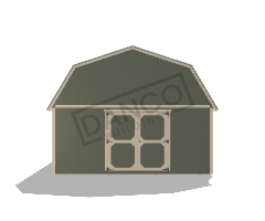 Corner Porch Lofted Barn Cabin 16x32 - Image 5