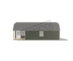 Corner Porch Lofted Barn Cabin 16x32 - Image 3