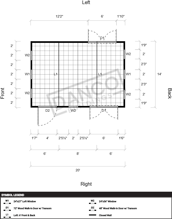 Lofted Barn 14x20 - Image 2