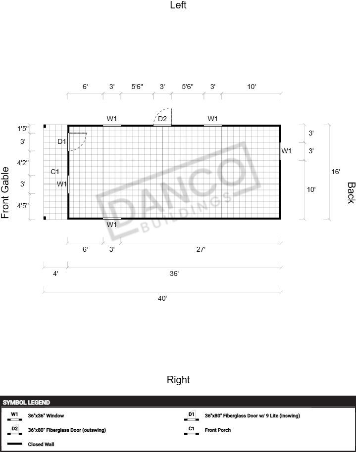 Standard Cabin 16x40 - Image 2