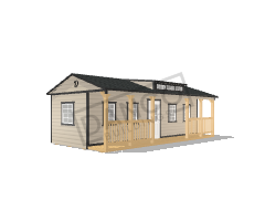 Side Porch Cabin 14x28