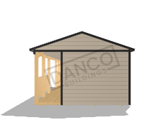 Side Porch Cabin 14x28 - Image 5
