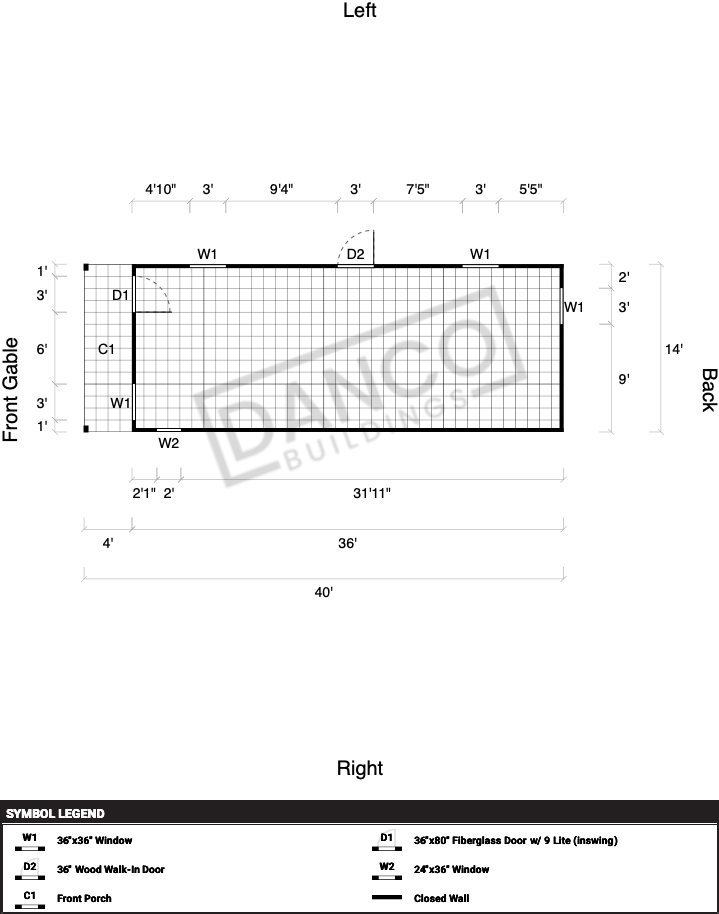 Standard Cabin 14x40 - Image 2