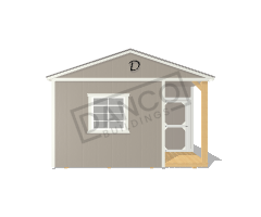 Corner Porch Cabin 14x28 - Image 6