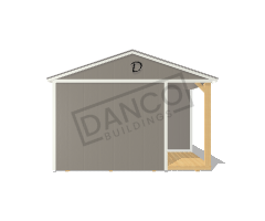 Corner Porch Cabin 14x40 - Image 6