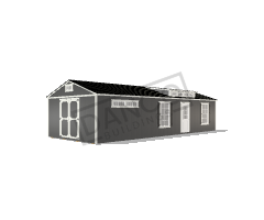 Dormer Shed 16x40