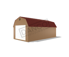Lofted Barn Garage 12x24