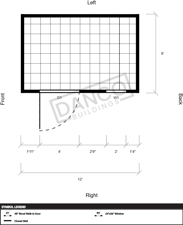 Garden Shed 8x12 - Image 2