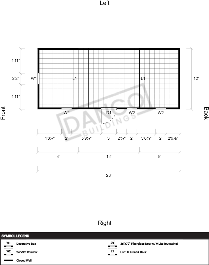 Lofted Barn 12x28 - Image 2