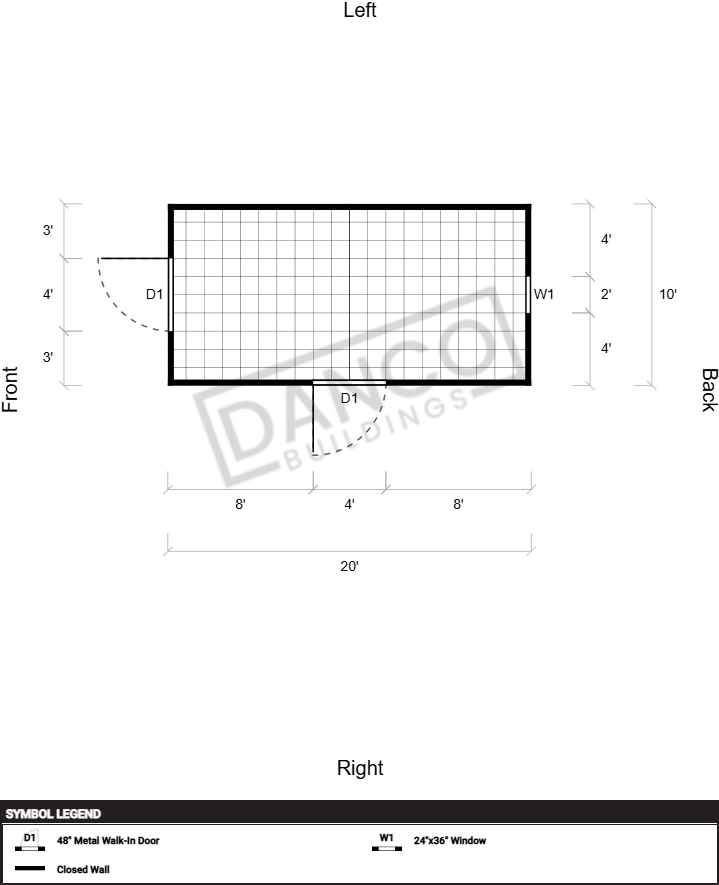 Utility Shed Premium 10x20 - Image 2