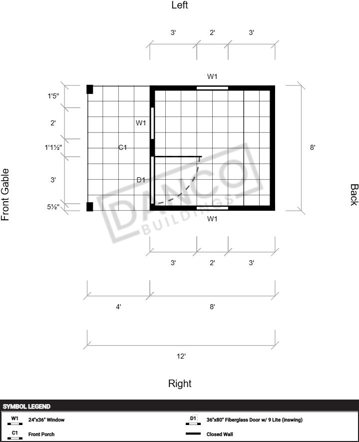 Standard Cabin 8x12 - Image 2