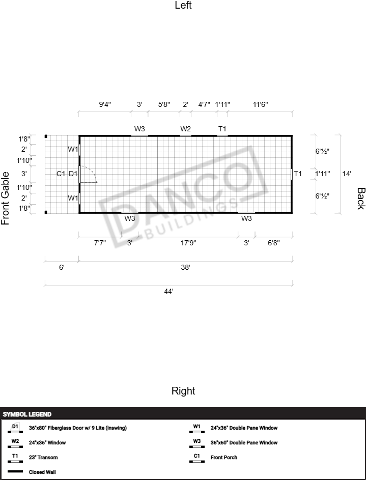 Standard Cabin 14x44 - Image 2