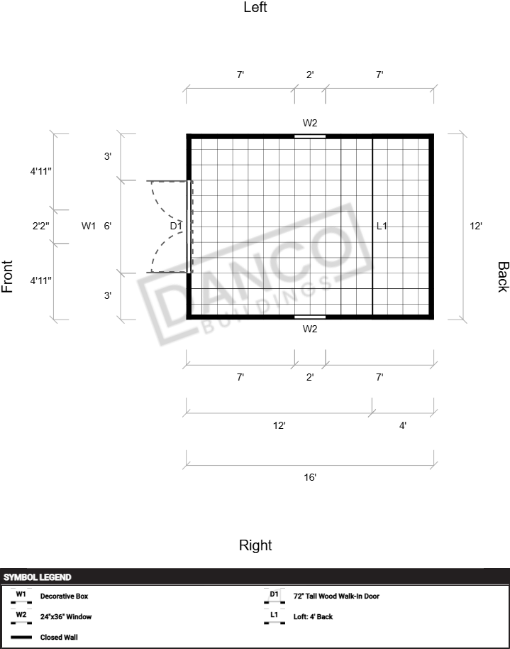 Lofted Barn 12x16 - Image 2