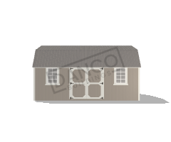 Economy Wood Lofted Barn 12x20 - Image 3