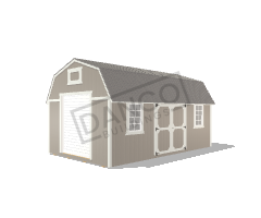 Economy Wood Lofted Barn 12x20
