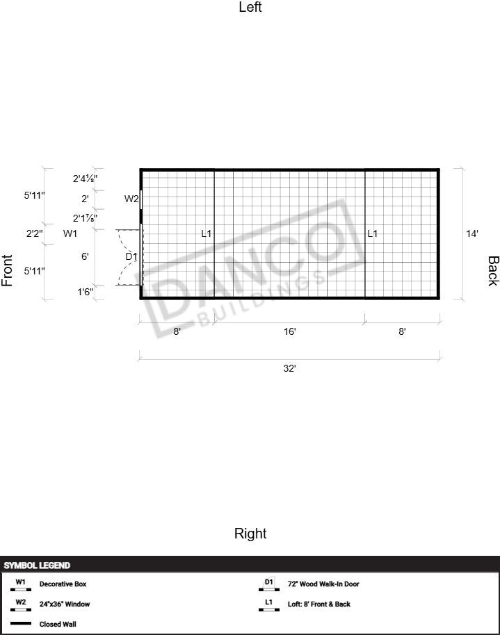 Lofted Barn 14x32 - Image 2