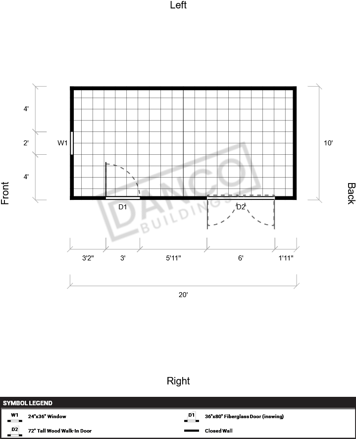 Utility Shed 10x20 - Image 2