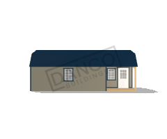 Corner Porch Lofted Barn Cabin 12x28 - Image 3