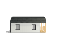 Wraparound Porch Lofted Barn Cabin 12x24 - Image 3