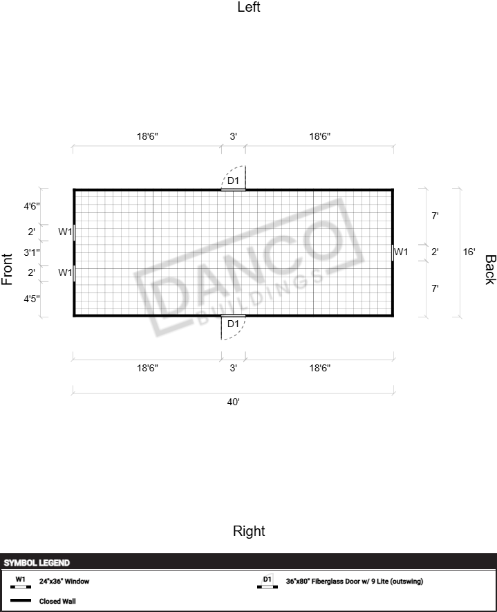 Utility Shed Premium 16x40 - Image 2